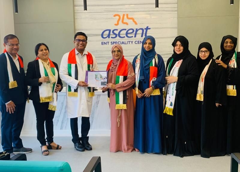 Empowering Healthcare: Dubai KMCC Women's Wing and Ascent ENT Specialty Centre Host Medical Camp
