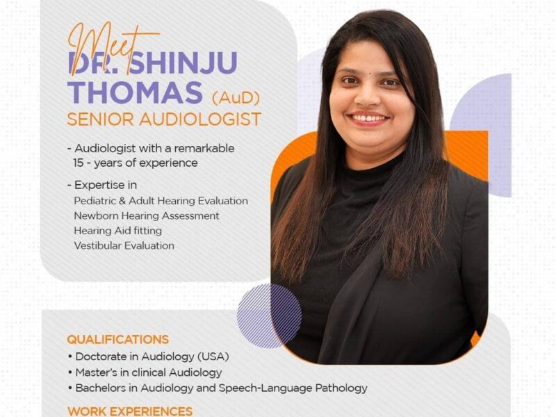 Get to know Dr. Shinju Thomas-Ascent ENT specialty center